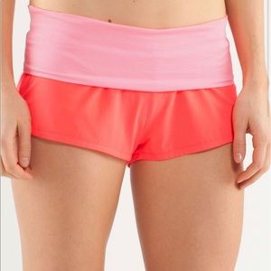 Lululemon shorts Hot Pink Sz 2